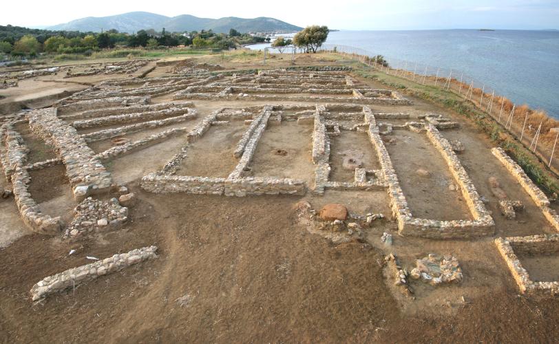 Αρχαιολογικός χώρος Θερμής στους Πύργους Θερμής Λέσβου