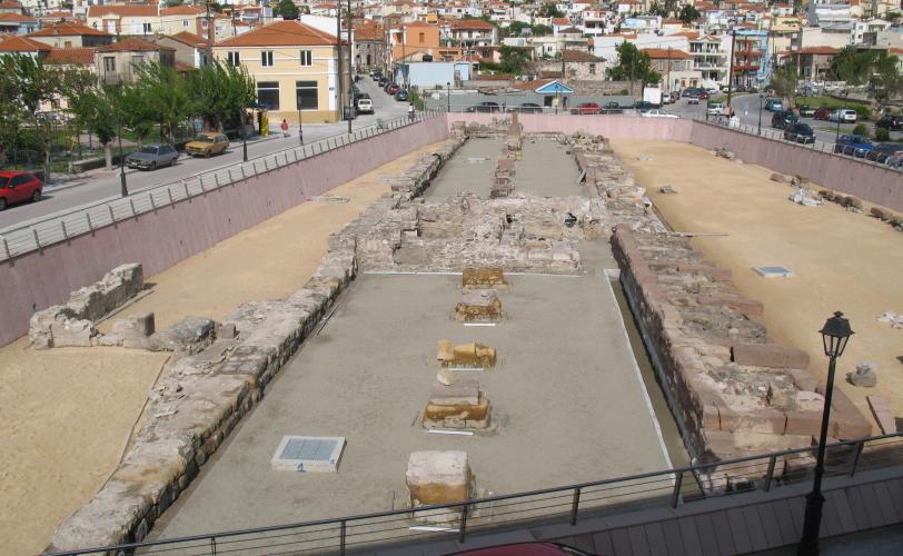 Αρχαιολογικός χώρος Ελληνιστικής Στοάς και επιθαλασσίου αμυντικού τείχους 