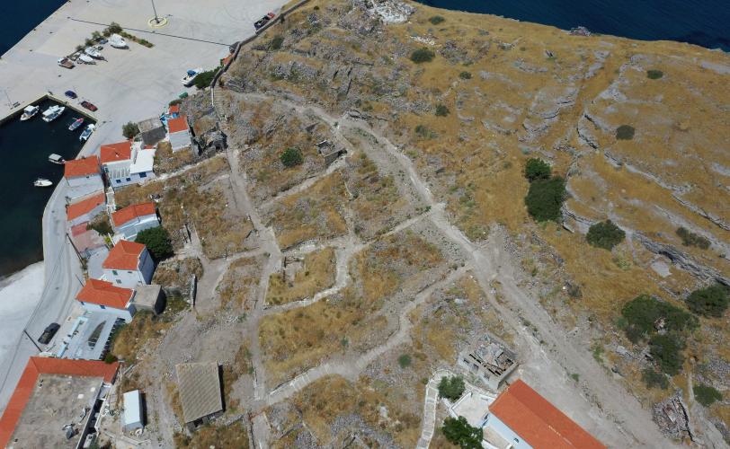 Άποψη του παλαιού οικισμού από ψηλά