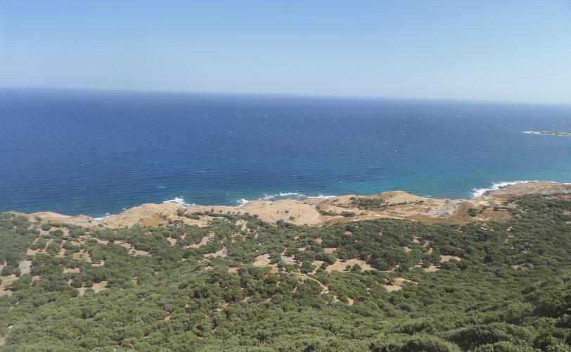 Η βόρεια θαλάσσια περιοχή από το οχυρό του Αγίου Αλεξίου