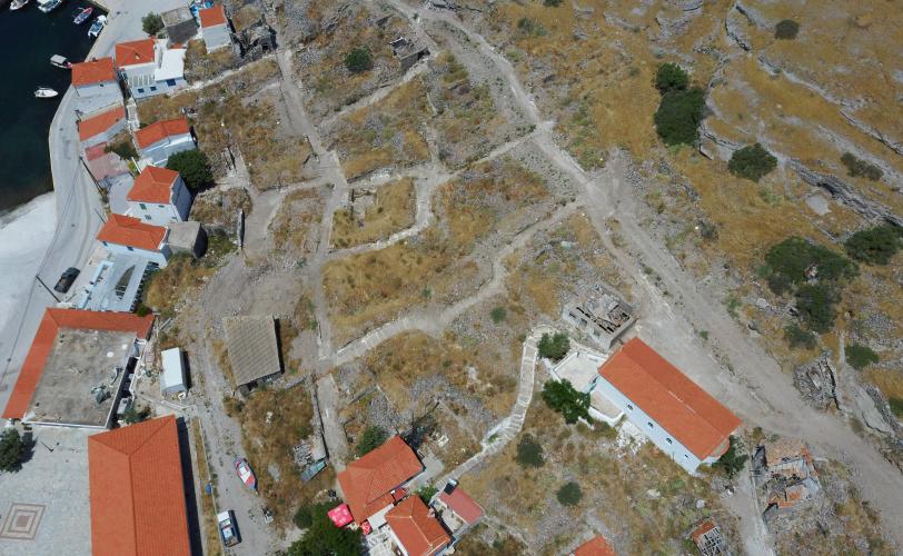 Άποψη του παλαιού οικισμού από ψηλά