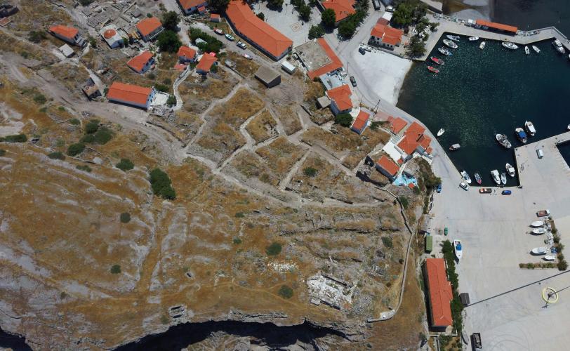 Άποψη του παλαιού οικισμού από ψηλά