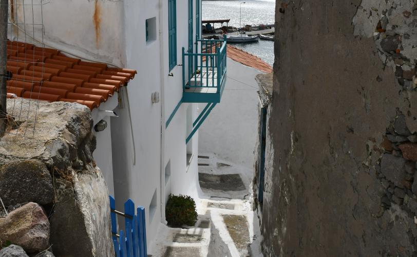 καλντερίμι στον παλαιό οικισμό