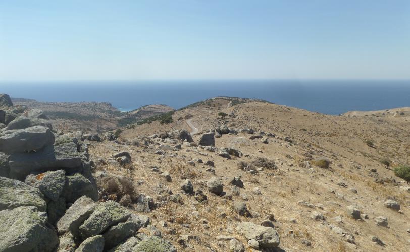 Άποψη της θαλάσσιας περιοχή στα δυτικά από το οχυρό