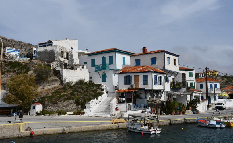 Άποψη του διασωθέντος παραδοσιακού τμήματος του οικισμού
