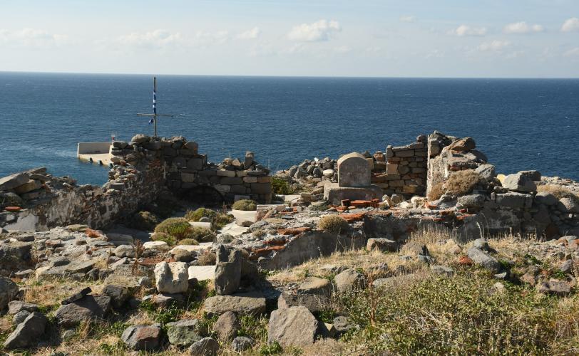 Άποψη του ναού από τα ανατολικά